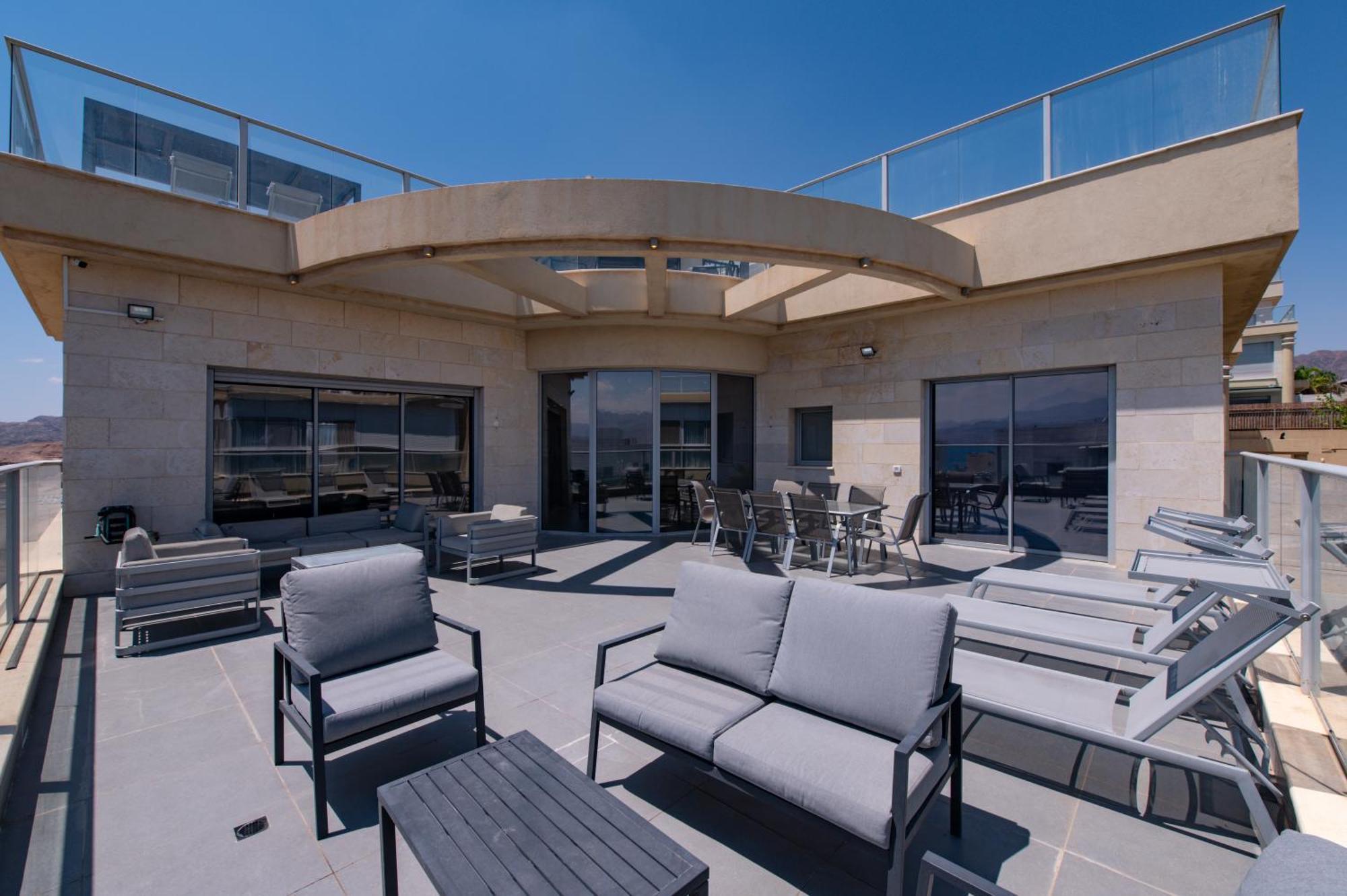 פנטהאוז קסם המפרץ Apartman Eilat Kültér fotó