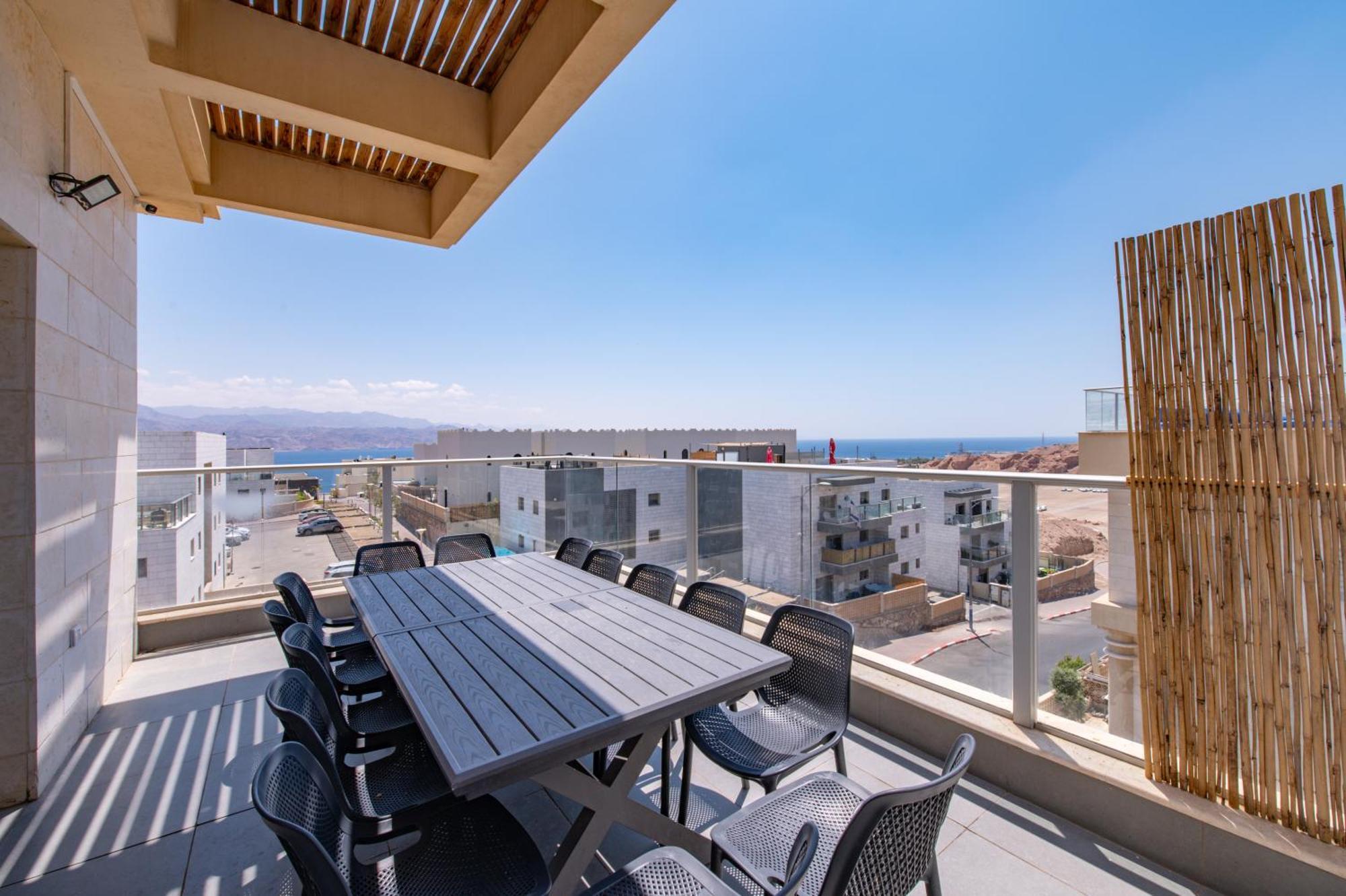 פנטהאוז קסם המפרץ Apartman Eilat Kültér fotó