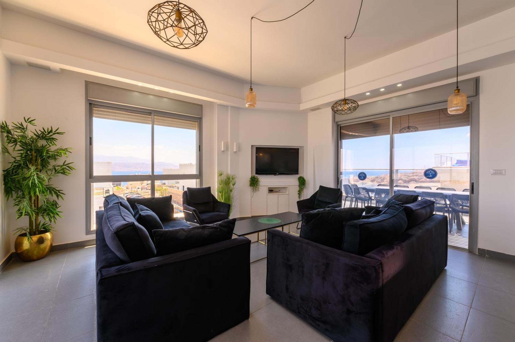 פנטהאוז קסם המפרץ Apartman Eilat Kültér fotó